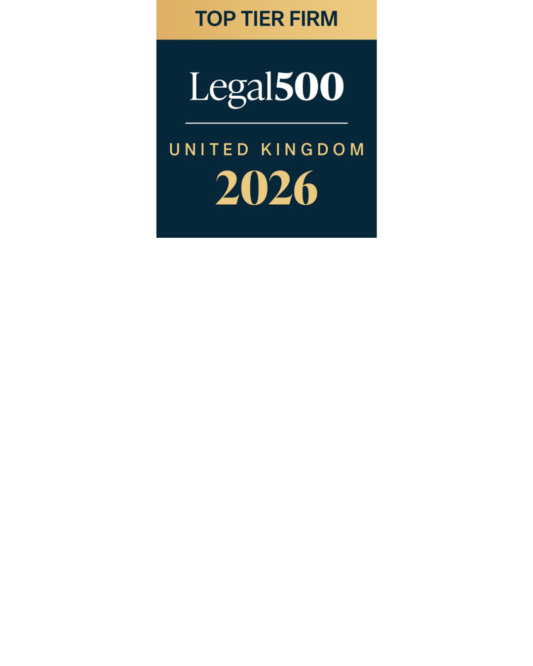 UK Top Tier Firm 2026